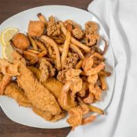 Captain'S Platter · When your appetite demonstrates you are ready to step up to the big league of seafood, try t...