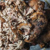 **Pulled Chicken · 1/2 lb. Sold by 1/2 lb. increments. If you'd like more please increase the quantity.. Dry ru...