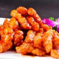 General Tso Chicken · Crispy Chicken with spicy sweet sauce