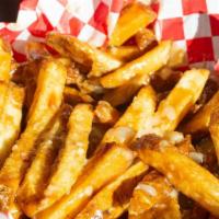 Fries Poutine · Tossed in house-made brown gravy and cheese curds