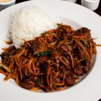 Beef A La Szechuan · Twice cooked beef with celery and carrots resulting in a crispy texture unlike anything you ...