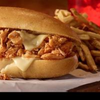 Buffalo Chicken Philly · Char Grilled Chicken tossed with Sautéed sweet onions with Franks Red Hot sauce, Swiss chees...