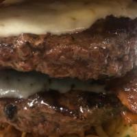 Jb'S Big Burger (Almost Famous) · (Almost Famous) Over 1LB of Prime Ground Black Angus Beef topped with Double Cheese, Double ...
