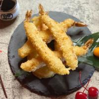 Shrimp Tempura( App) · 6 pcs of shrimps dipped in tempura batter and deep fried.