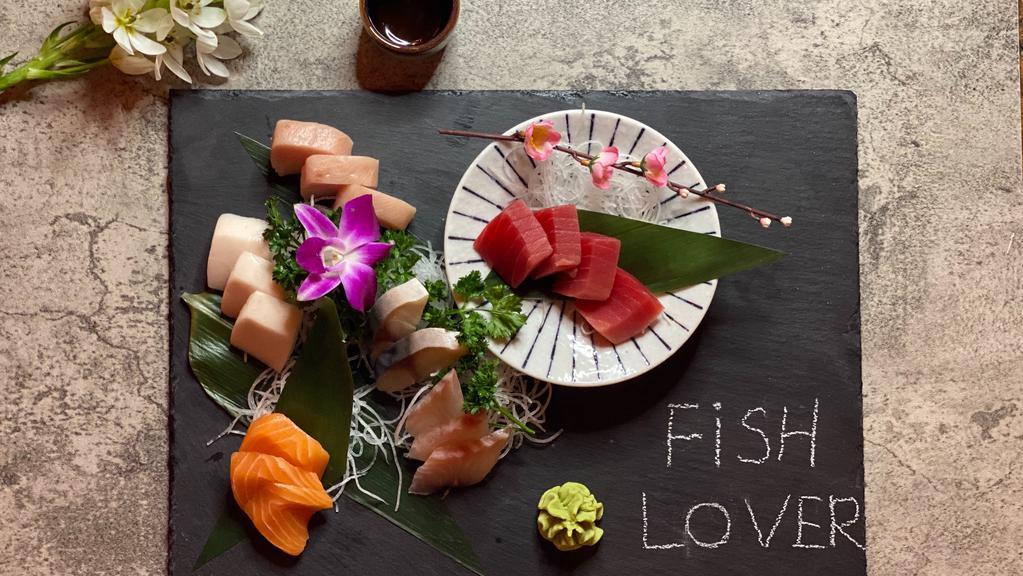 Sashimi Deluxe  · 18 pieces of chef choice sashimi
