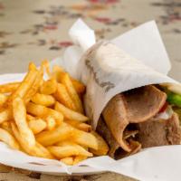 Gyro · With rice or fries and drink.