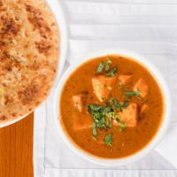 Paneer Tikka Masala · Indian Cottage Cheese cooked with Traditional Indian Spices in a Fresh Ginger & Garlic Curry.