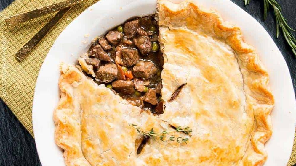 Meat Pie  · Yummy seasoned ground beef inside a flaky pastry dough and fried
