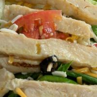Grilled Chicken Salad · Salad with grilled chicken or baked chicken.