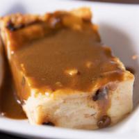 Bread Pudding · All our desserts are made in house. Served with rum sauce.