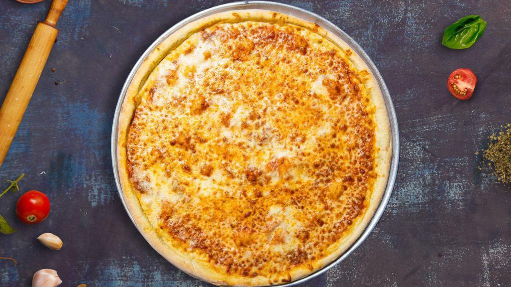 Cheese  Pizza (Gf) · Certifed dough topped with marinara sauce and our house cheese blend