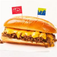Philly Cheesesteak · Chopped steak sandwich with grilled onions and your choice of cheese.