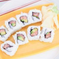 Alaskan Roll · Salmon and avocado. One roll served as eight pieces.
