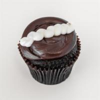 Chocolate Cream · Chocolate cake filled with our signature buttercream topped with our signature fudge frostin...
