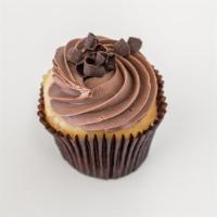 Vanilla-N-Chocolate · Vanilla cake topped with our signature chocolate buttercream.