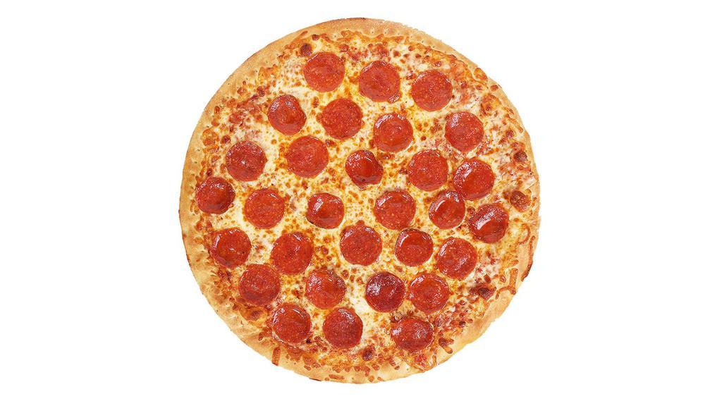 Pepperoni Lover'S Pizza · Triple amount of pepperonis with loads of extra cheese.
