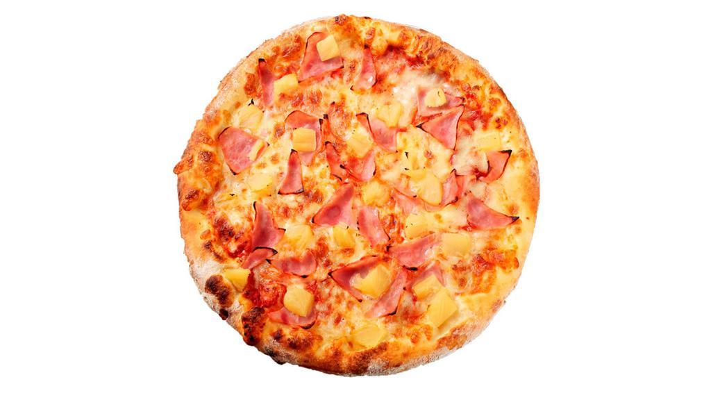 Hawaiian Pizza · Ham, pineapple and cheese