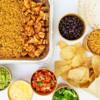 Family Taco Night · A taco meal for 4-6 members that includes your choice of grilled mesquite chicken or grilled...