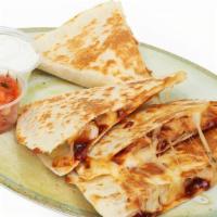 Classic Quesadilla · Jack cheese with your choice of protein. Served with sour cream and pico de gallo salsa.