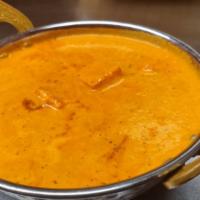 Paneer Tikka Masala · Vegetarian. Gluten free.  Cottage cheese cubes cooked in a spiced creamy sauce.