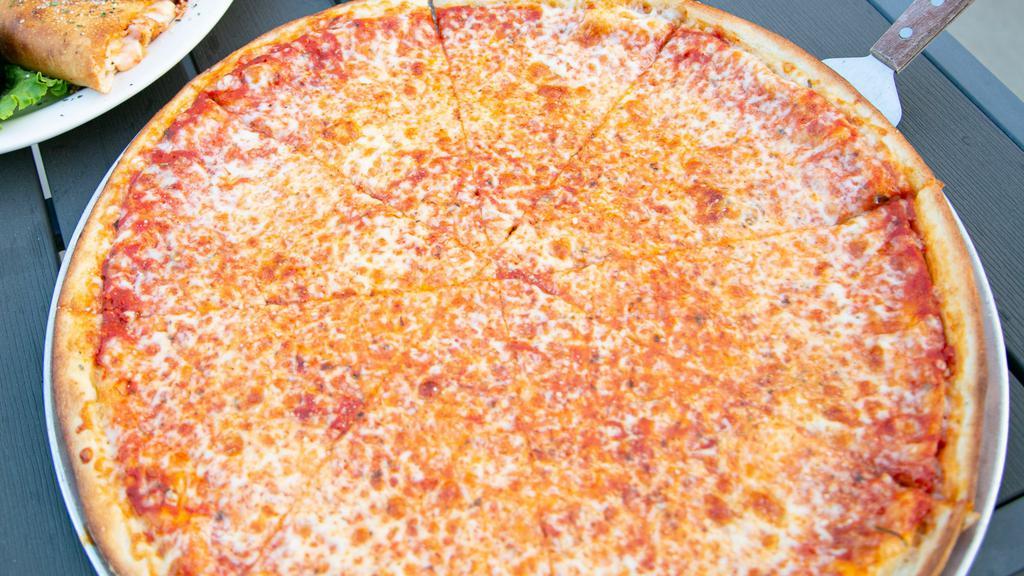 The New Yorker ( Cheese Pizza )(Additional Toppings Available To Add) · The original cheese pizza pie “New York style