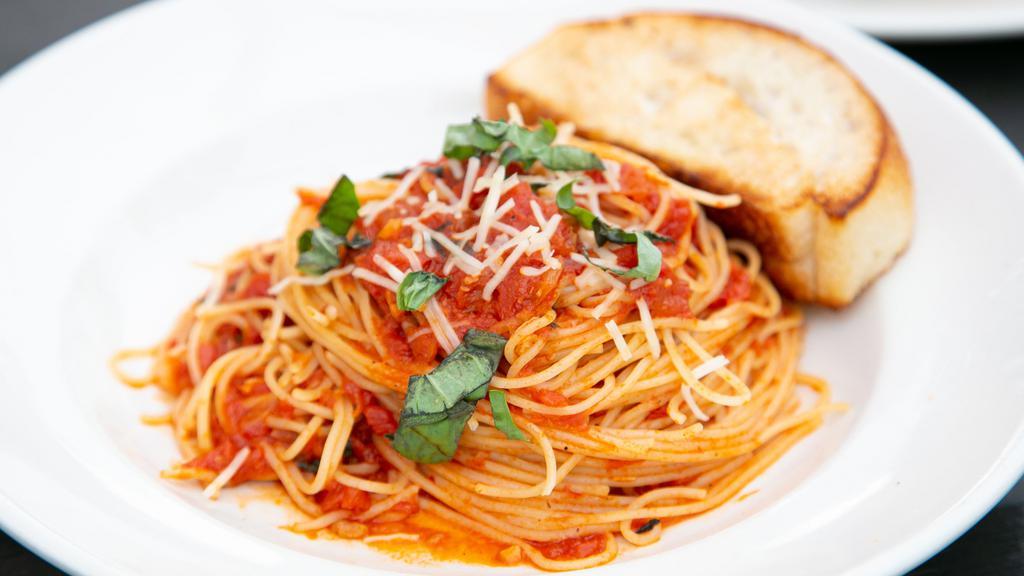 Bowl Of Angel Hair · Served with marinara or butter sauce or substitute meat sauce for extra charge.
