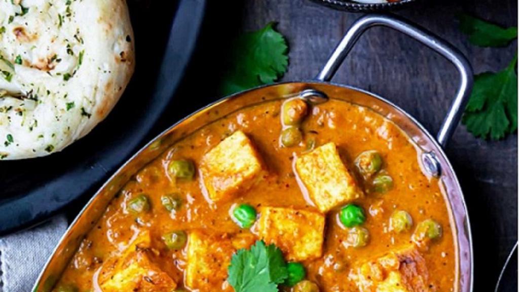 Mutter Paneer · Green Peas with Cottage cheese