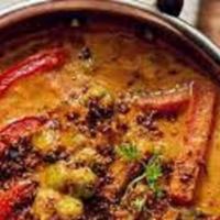Kadai Vegetables · Mixed Vegetables cooked in onion gravy with freshly grounded spices.