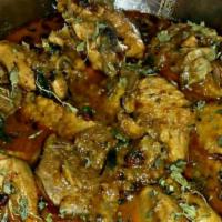 Methi Chicken · Chicken cooked in fenugreek sauce