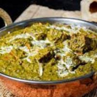 Lamb Saag · Lamb cooked with Spinach and home spices.