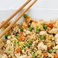Chicken Fried Rice · Halal. Indo Chinese Chicken Fried rice with Chicken and Vegetables like carrot, spring onion...