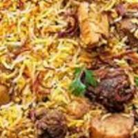 Goat Fry Biriyani · our popular Biryani rice dish which is typically prepared from Goat Fry , Spices and Basmati...