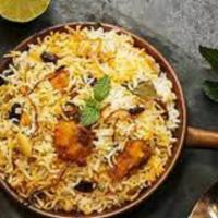 Hyd Chicken Dum · a popular spice and Chicken flavored rice dish which is typically prepared by layering the b...