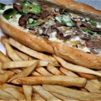 Gyro Philly Cheese Steak Combo · 