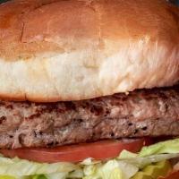 Turkey Burgers · Ground turkey patty grilled to perfection and served with mayo, tomato, lettuce, white onion...