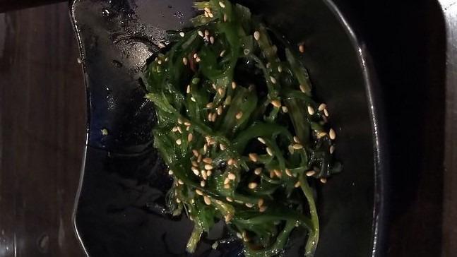 Seaweed Salad · Marinated japanese sweet green seaweed.