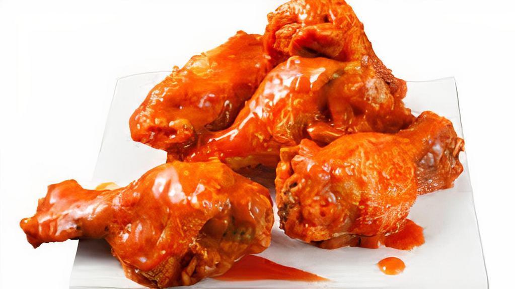 Party Wings · Try Our Delicious Hand-Dipped award winning wings! Our wings Come with your choice of Carrots or Celery Ranch or Blue Cheese Dressing Dipped in one of your homemade special sauces.