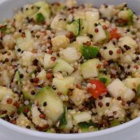 Quinoa Salad Starter · Quinoa, Parsley, Sweet Peppers, Green Squash, Shiraz Dressing
