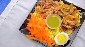Lik'S Bali Style Chicken Taco Rice Bowl · Pulled chicken roasted in coconut oil and LIK's own blend of curry and spices.