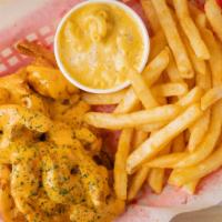 Boom Boom Shrimp · Shrimp fried to perfection and tossed in a creamy and spicy sauce.