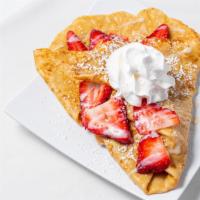 French Classic · Sweet French crepe infused with lemon, sugar & butter.