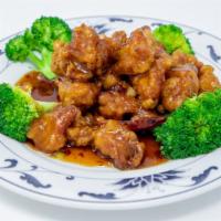 General Tso'S Chicken  · Spicy. Chunks of chicken made crispy with hot bean sauce.
