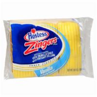 Hostess Zingers Iced Cakes With Creamy Filling Vanilla · 3.81 oz