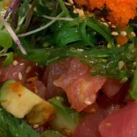 Bang Bang Salad  ( Must Try ) · Yellowtail, tuna, salmon, cucumber, avocado,  crabstick,  seaweed salad , chef Delta sauce s...