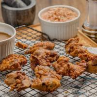 Baked Chicken Livers · A must-try southern delicacy! Seven hand-breaded chicken livers that are oven baked to crisp...