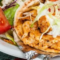 Steak 'N Cheese Gyro · Founders favorite!! Fresh, never frozen, TENDER steak marinated in our special blend of spic...