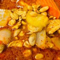 Massaman Curry · Potatoes, onions, carrots and peanuts.