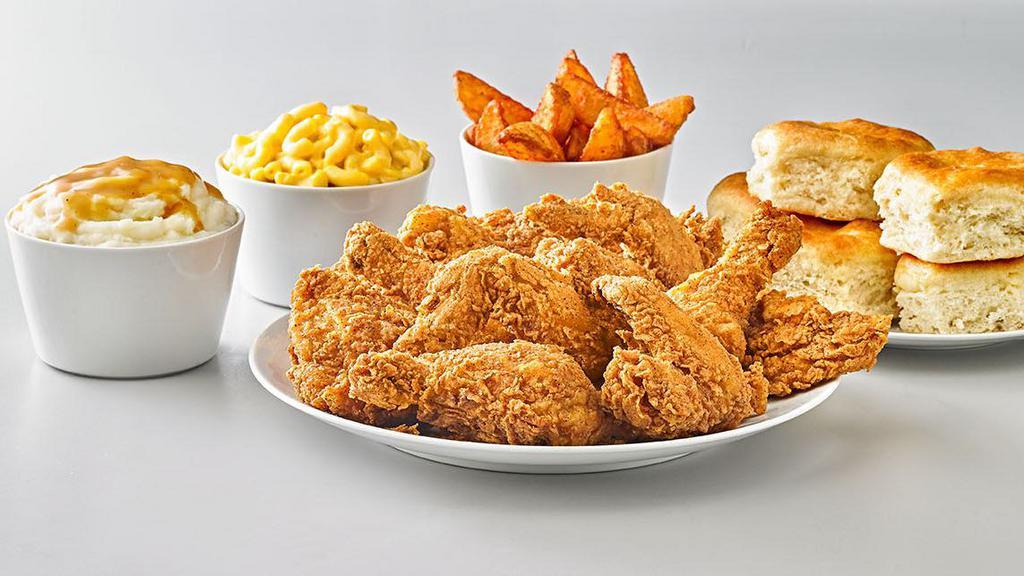 Roost Family Meal 20Pc Bone In Chicken · 20 Bone in Chicken with Choice of 4 Large Sides and 8 Biscuits