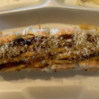 Crunch Munch Roll · Shrimp, spicy crab, tempura flakes.