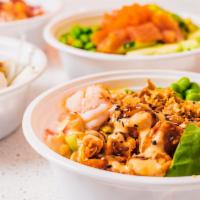 Build Your Own Poke Bowl · Add extra protein for an additional charge.